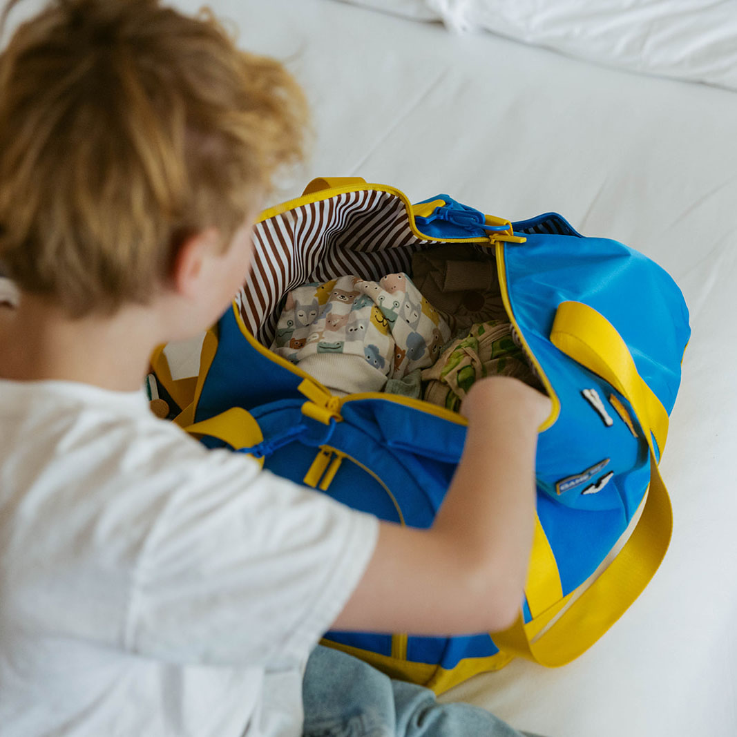 はざま。hazama toy far duffle parker Kids Duffel Bag | Parker Kids Co. Customizable Bags
