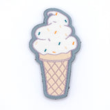 Hook and Loop Patch - Ice Cream
